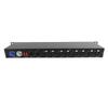 Light4Me Xsplit 2X4 Rozdzielacz Sygnału Dmx Splitter 8-Kanałowy Rack 19" 1U Dwa Tryby Pracy
