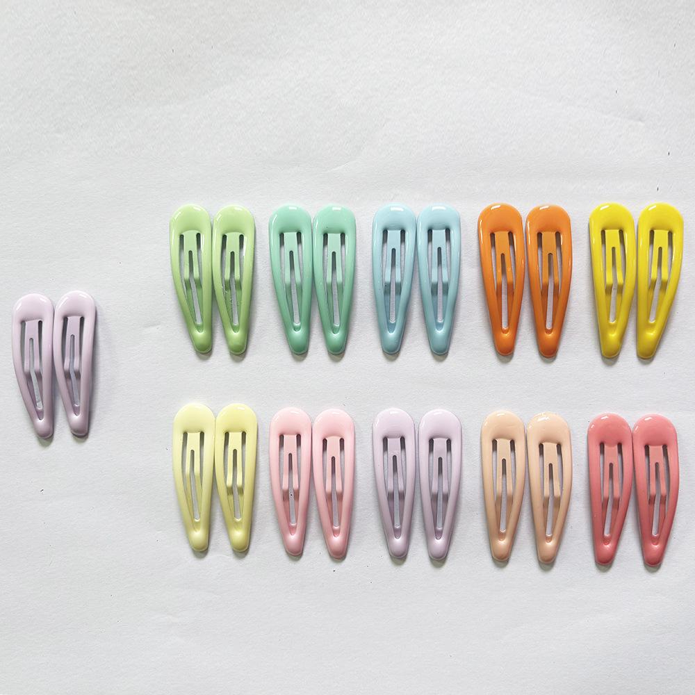 Candy Color Cute Baby & Kids Hair Clips: BB, Bangs, Side, Drop Oil Hairpins