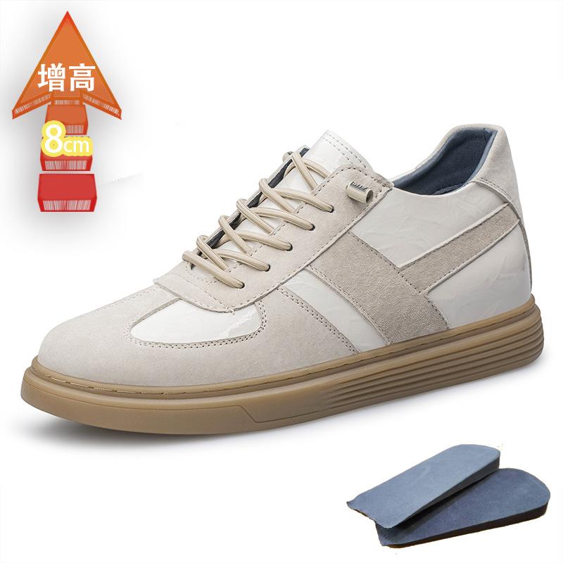 

Увеличение роста 6/8 см повседневная обувь на платформе первый слой коровьей кожи ретро мужская натуральная кожа усиленная швейная линия подошва из говяжьей кожи 43