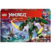 LEGO Ninjago Lloyd's Green Jet Mech Building Set Toy for Kids Ages 9-11, Includes Vehicle and Robot Features