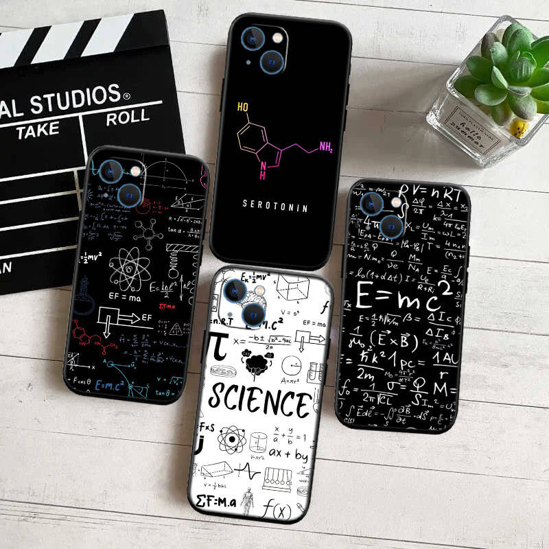 MH32 Chemical Maths Formula New Shell Phone Case for Xiaomi Poco F2 F3 M2 M3 M4 M5 M6 X2 X3 X4 X6 Pro NFC GT Plus