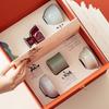 Five Famous Kilns Five Blessings Cup Gift Box Chinese Ceramic Teacup Tasting Cup Master Cup Gift