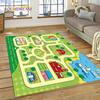 Highway Runway Playroom City Traffic Road Map Child PlayMat Carpet Rug for Bedroom Living Room Sofa Decoration Decor Floor Mat