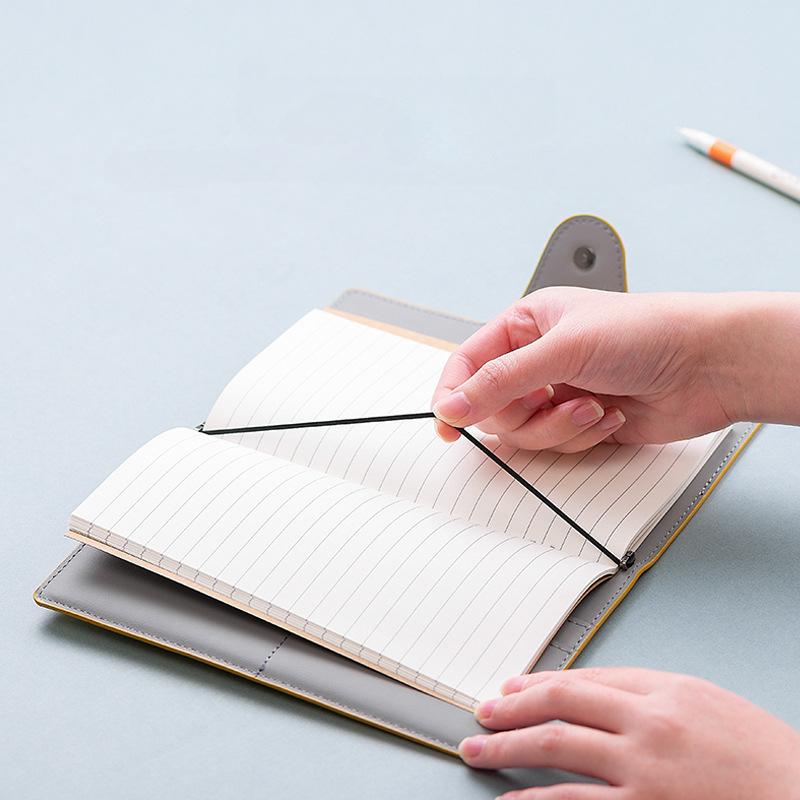 Multifunctional Notebook Portable A6 Handbook PU Leather Notebook Creative Kraft Paper Planner Sketchbook Agenda Diary Notebooks