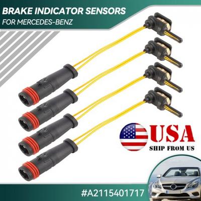 4Pcs Brake Pad Wear Sensor Fits Mercedes-Benz E350 AMG GT 43Front Rear LH RH Car