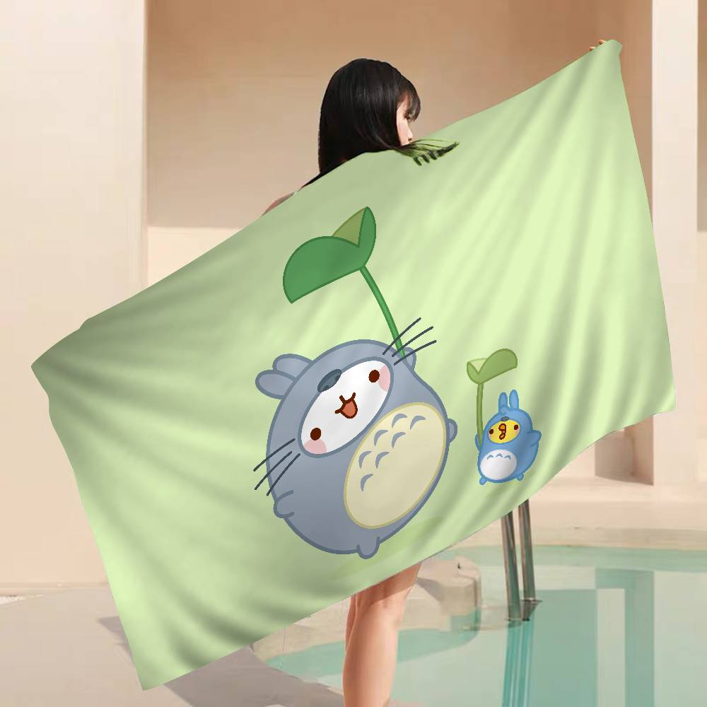 Character M-Molangs Microfiber Printed Beach Towel Mountain Climbing Yoga Beach Swimming Running Absorbent Soft Towel