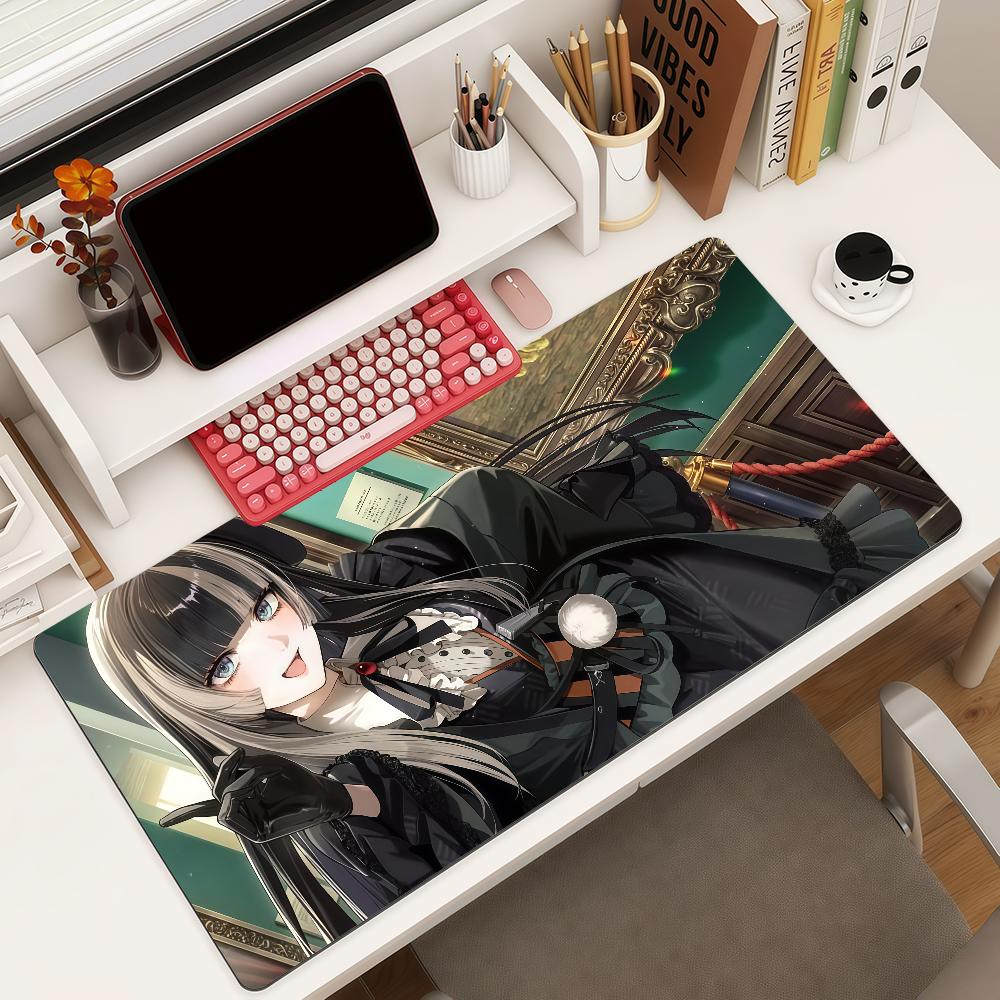 Virtual Idols Jjuufuutei Raden Mouse Pad Square Office Gaming Desk Mat Waterproof Nonslip Rubber Decorative