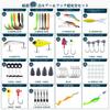 GOTURE Angelset Spinnruten-Rollen-Set mit Aufbewahrung Spinnköder PE-Angelschnur Anfänger-Set 2,7M & Tasche, Rolle, Set, Zange, Schnur, Fischgreifer,