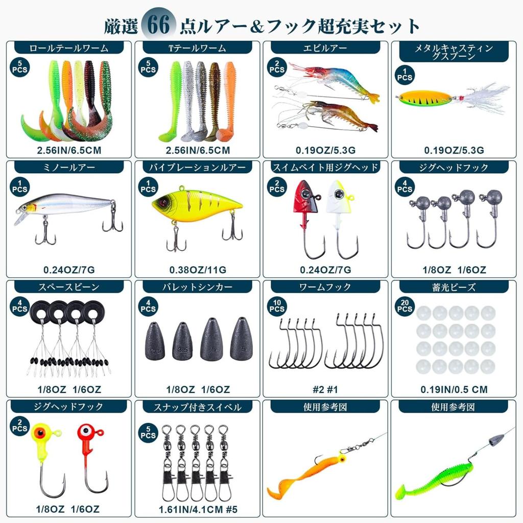 GOTURE Angelset Spinnruten-Rollen-Set mit Aufbewahrung Spinnköder PE-Angelschnur Anfänger-Set 2,7M & Tasche, Rolle, Set, Zange, Schnur, Fischgreifer,