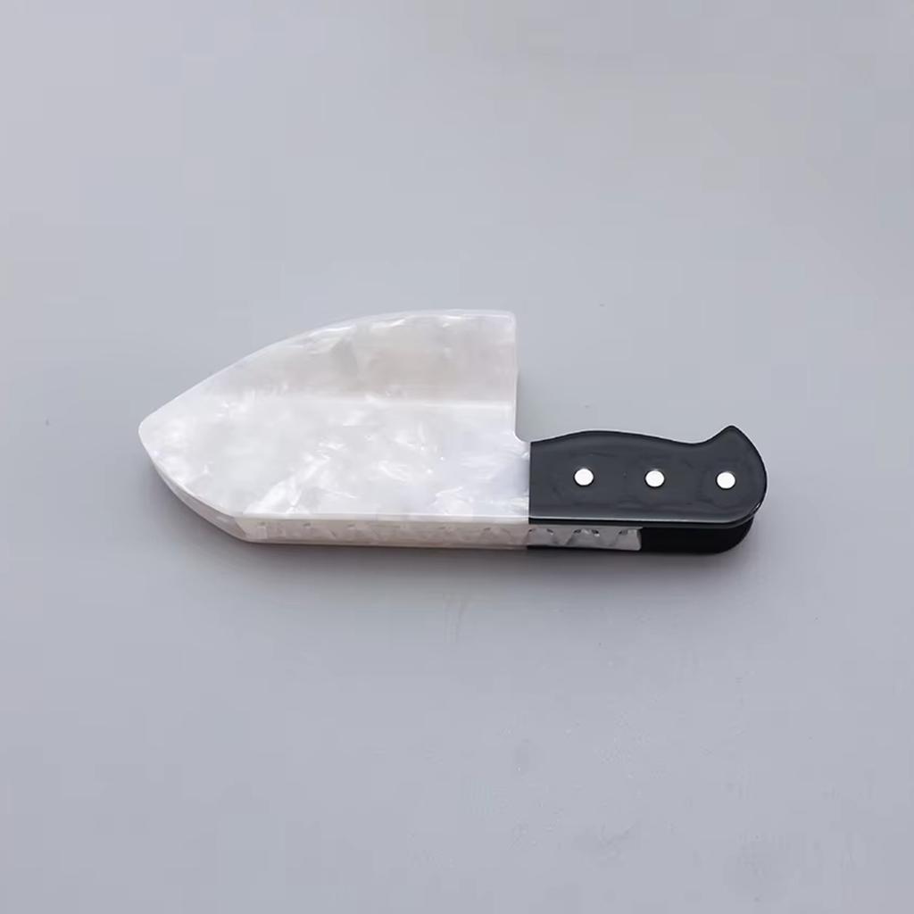 Punk Halloween Hair Claw Clips Gothic Fake Knife Barrettes Punk Style Hair Accessories for Women Girls Party Costume