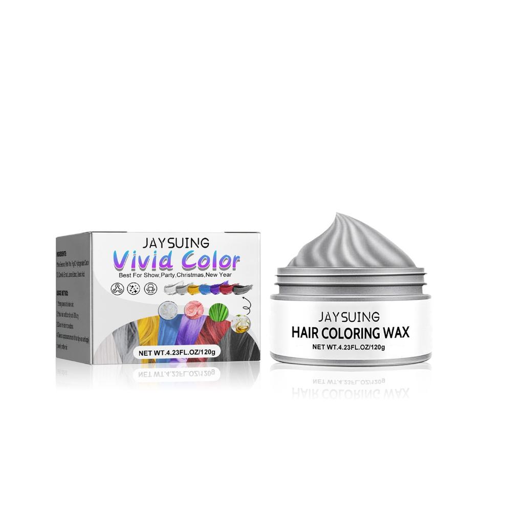 Crème colorante pour cheveux, cire pour cheveux, cire colorée pour cheveux, teinture naturelle pour cheveux, développement de la couleur sans abîmer les cheveux, 120 g