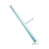 [Allegra K] Men's Formal Tie, 145cm, Solid Color Narrow Stripe Tie, Graduation Suit Tie, Lake Blue, One Size