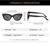 Trendy Sexy Cat Eye Sunglasses Women Trendy Brand Style Oversized Sun Eyeglasses Ladies Vintage Retro Vintage Black Elegant Eyeglasses uv400