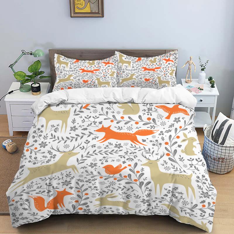 3D Bed set Beautiful Beach Bedding Bed Sets Modern Quilt Cover+pillowcases Winter California King Bedding Sets Jogo De Cama Bed