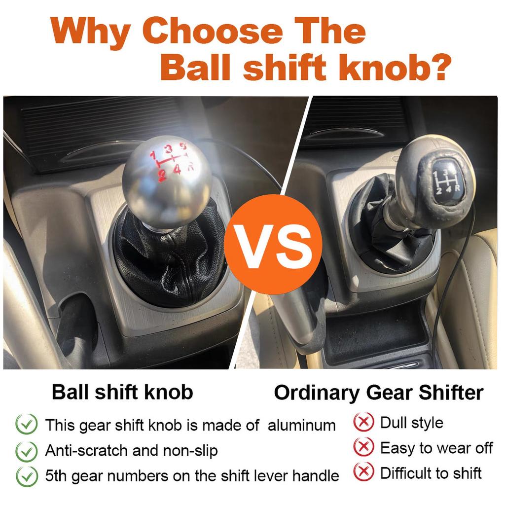 Aluminum 5/6/10 Speed M12 gear lever knob Universal Car Gear Shift Knob Manual Automatic Gear Lever Knob Shift Lever M8 M10