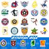 50 Adesivi Calcio Coppa del Mondo Adesivi Calcio Valigia Palla Americana PVC Valigia Trofeo