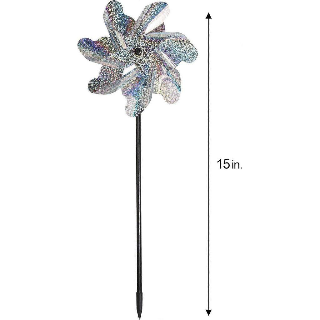 10pcs-Laser Reflective Bird Repellent Windmill