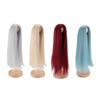 Doll Wig Professional DIY Hand Crafted Soft Heat Resistance Middle Part Long Straight Doll Wig for D
