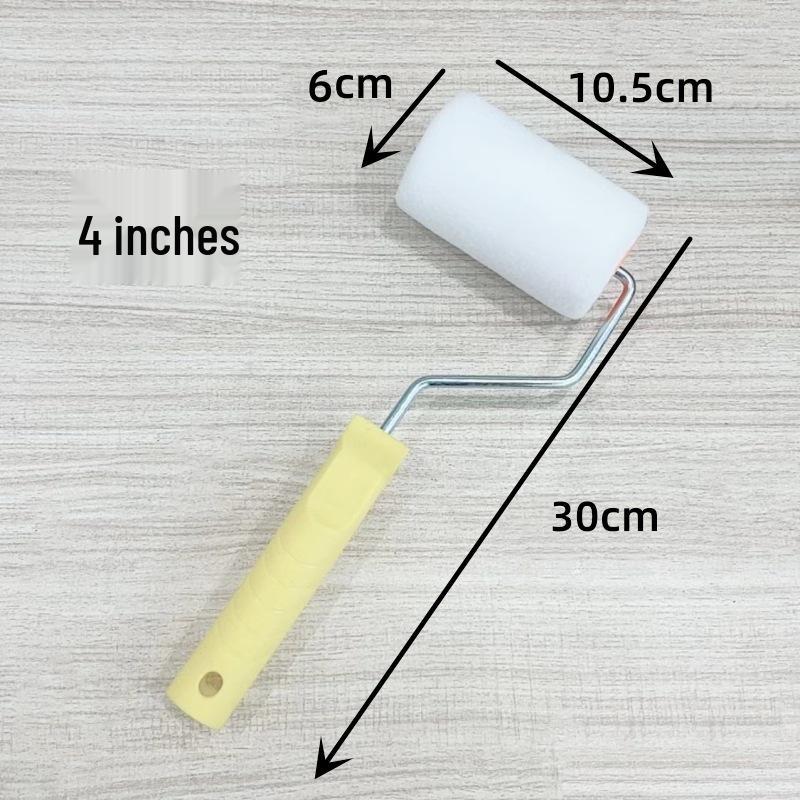 4 6 9 Seamless Fine Hair Roller Brush for Paint and Coating Single Fine Hair