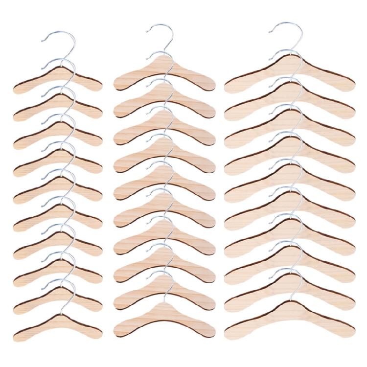 10 Stück Holz-Haustierkleidung Kleiderbügel Holz Tragbarer Kleiderbügel Langlebig Geschenk