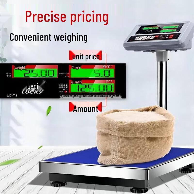 Leqi High-Precision Electronic Counting Platform Scale
