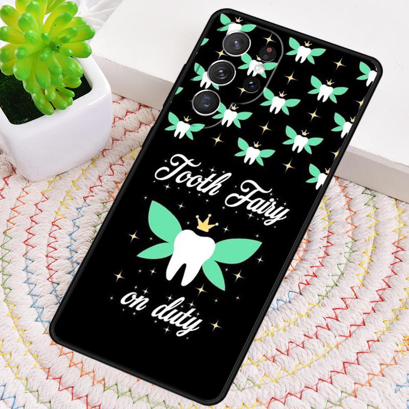Dentist Dental Tooth Nurse Funda Phone Case for Samsung Galaxy note 10 pro S26 Ultra S23 S24 FE S25 S21 S22 PLUS shockproof Cove