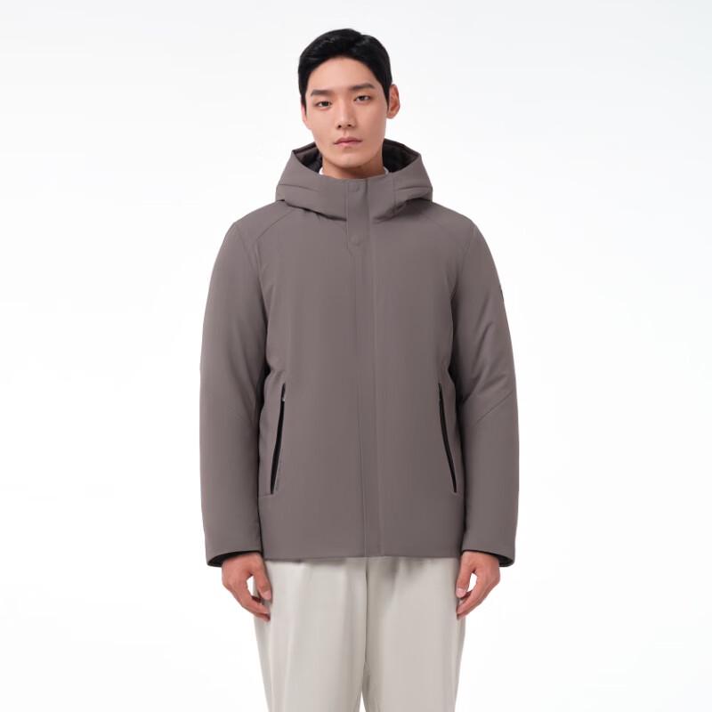 Tambor Men's Classic Versatile Hooded Down Jacket with Detachable Liner