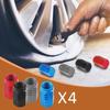 4 Pack Tire Valve Hexagonal Design for SUVs and Cars