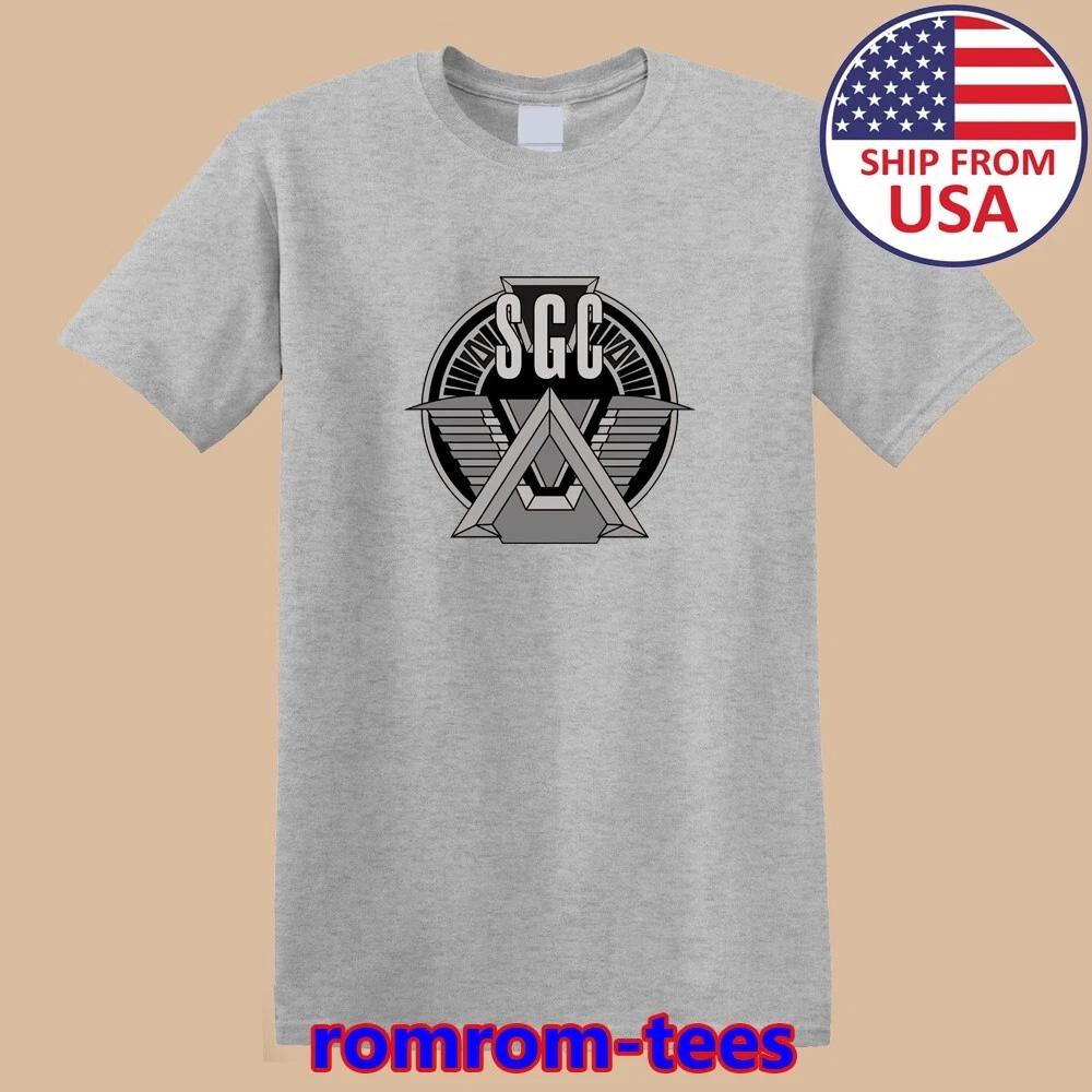 

SGC Stargate Command SCI FI TV Series Gray Size S-5XL 4XL