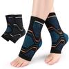1Pc 3D Knit Elastic Jersey Fabric Ankle Support Compression Sleeve for Outdoor Mountaineering Fitness Sports Stabilization