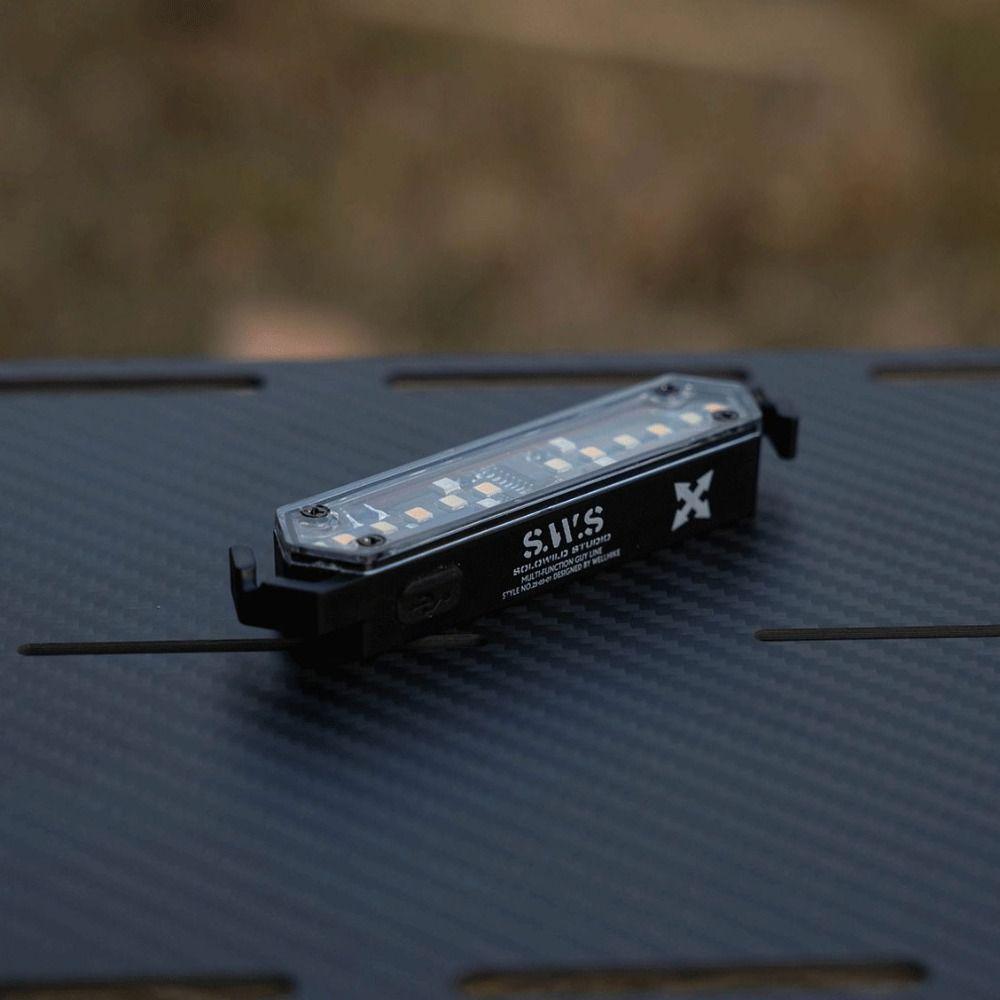 Adjustment Tent Atmosphere Light Rechargeable Camping Wind Rope Lights  Barbecue Garden Tent