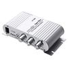 Mini Power Amplifier 12V Car Amplifier MP3 MP4 HiFi Home Stereo Audio Power Amplifier Super Bass for Motorcycle PC 20W2 LP-808