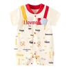 Summer Short Sleeve Pure Cotton Baby Romper - Infant Cartoon Crawling Bodysuit