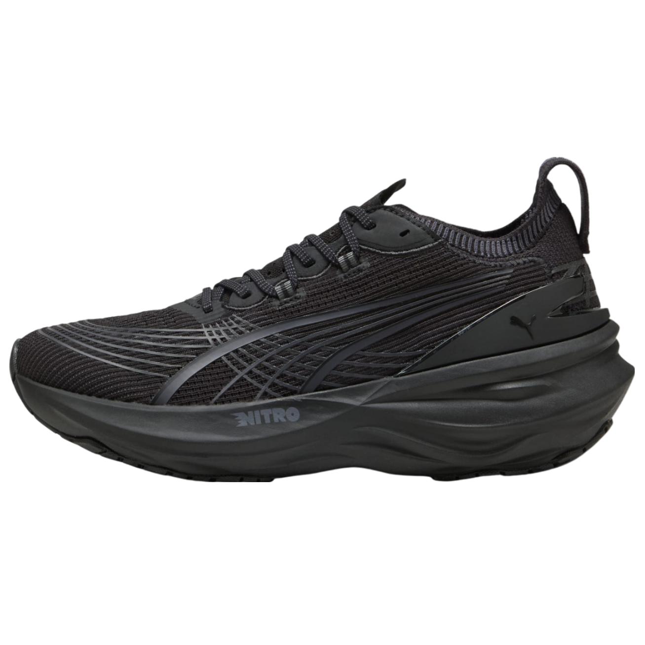 

Puma ForeverRun NITRO 2 Unisex Black Vivid Blue Running Sneakers 310109-12 EU 39