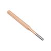 6pcs Cylindrical Punch Chisel Set with Round Head for Precision Center Punching 38mm Length MN Steel Construction