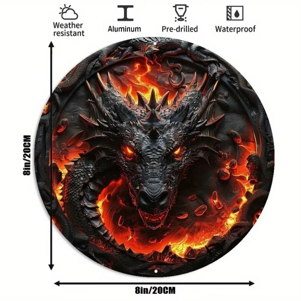 2D Flat Metal Wall Sign Decor