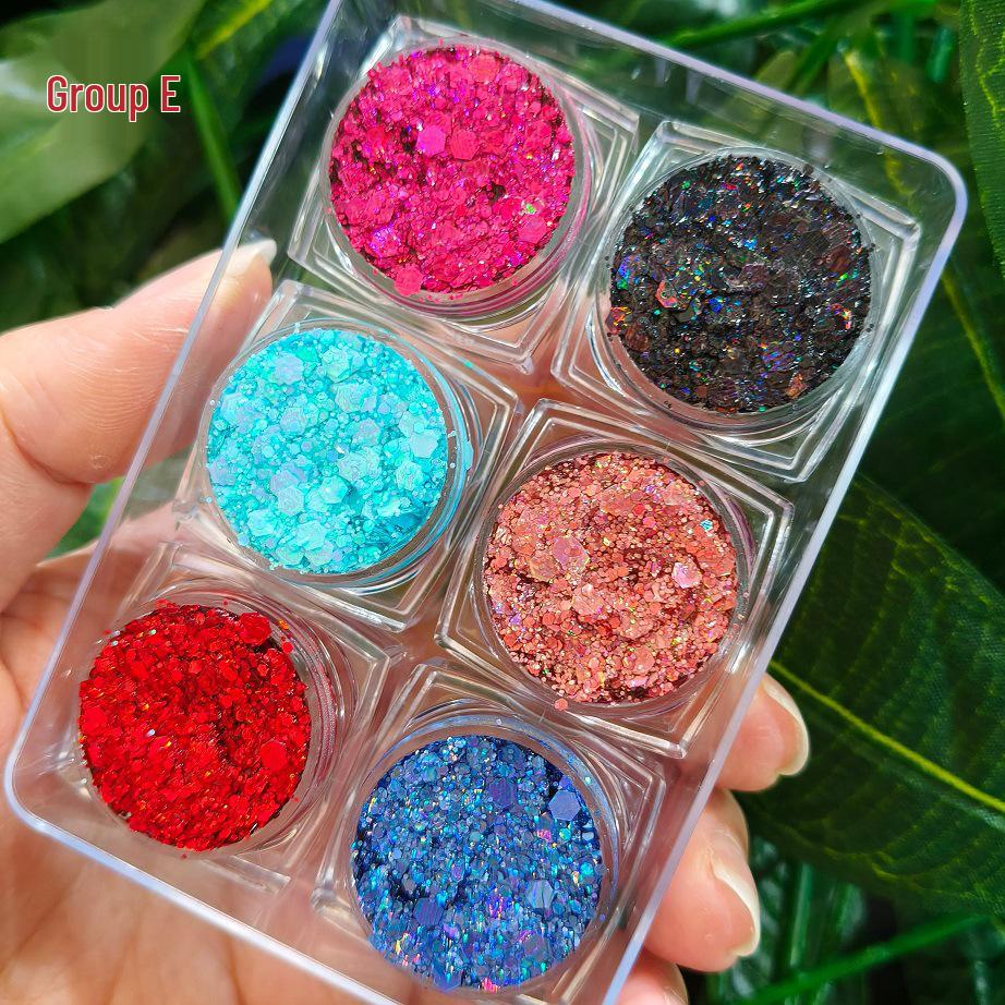 Crystal Snowflake Shiny Glitter Gel for Nails & Eye Makeup