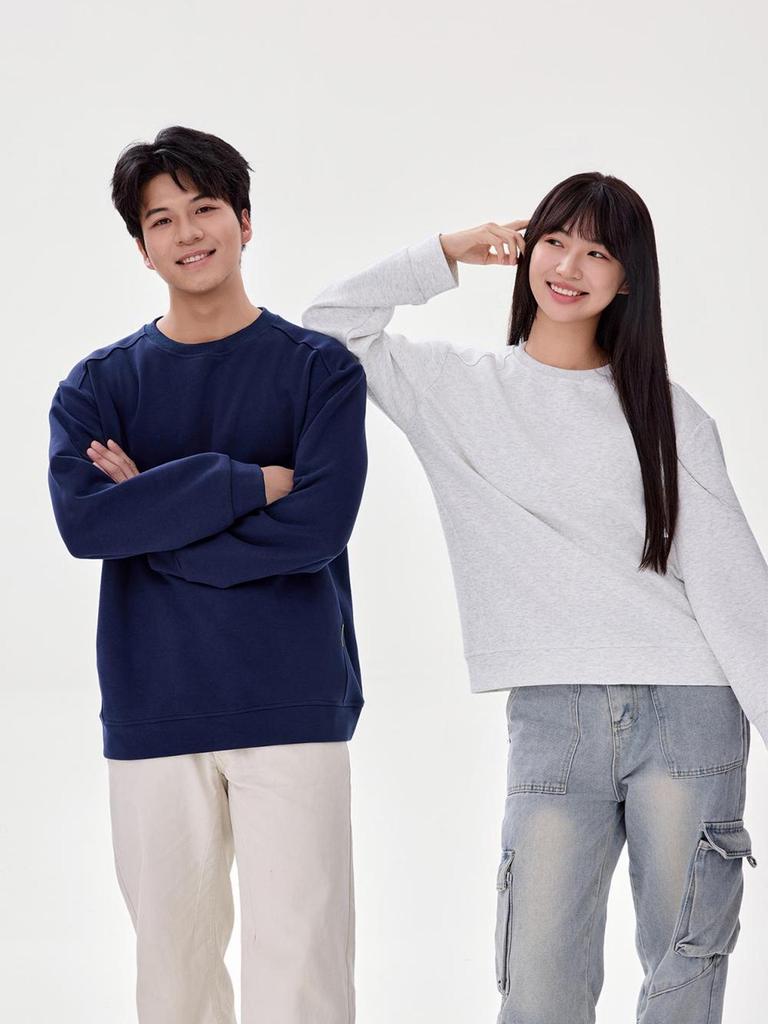 Customizable Unisex Dolphin Crew Neck Cotton Hoodie - Long Sleeve Casual Top