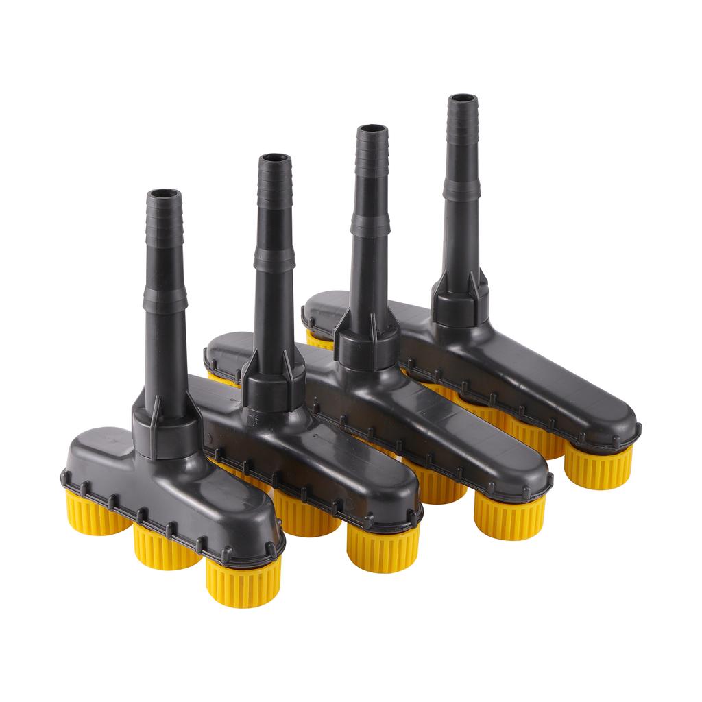 Garden Agriculture 3/4/5/6 Way High Flow Atomizing Nozzle 1" 1.2" Garden Lawn Sprinkler Farm Irrigation Spray Adjustable Nozzle