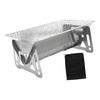 Folding Stainless Steel BBQ Camp Grill for Outdoor Picnic Professional with Carry Bag Portable