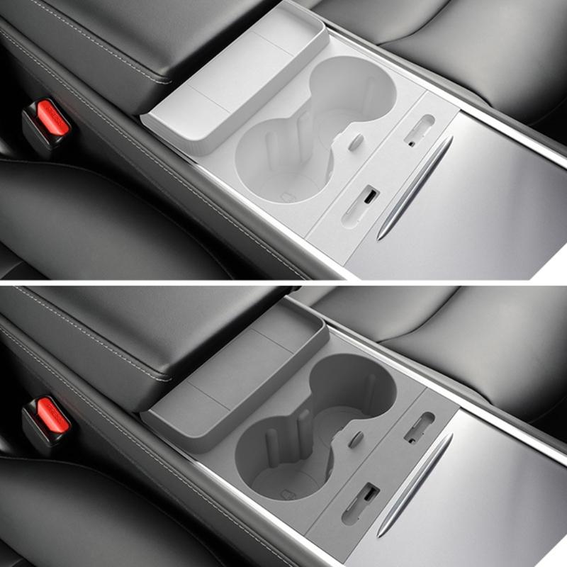 Mittelkonsolen-Organizer-Schale Getränkehalter-Schale für Y 3 Aufbewahrungsbox, Becherhalter-Organizer