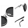 ND Rotating 9-Level Adjustable Polarized Sunglasses, UV400 Protection, Punk Style Round Filter