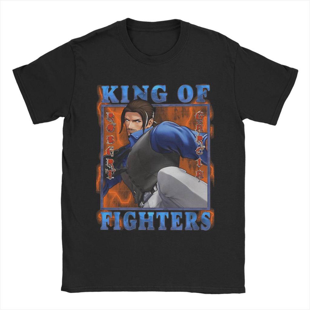 King of Fighters XV - Mightiest Tiger Robert Garcia T Shirt Summer Pure Cotton T-Shirts For Unisex's Tshirt Short-Sleeved Top Tees