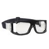 Sports Goggle Impact Resistant Fog Proof Safety Basketball Glasses with Adjustable Band for Running Cycling Black