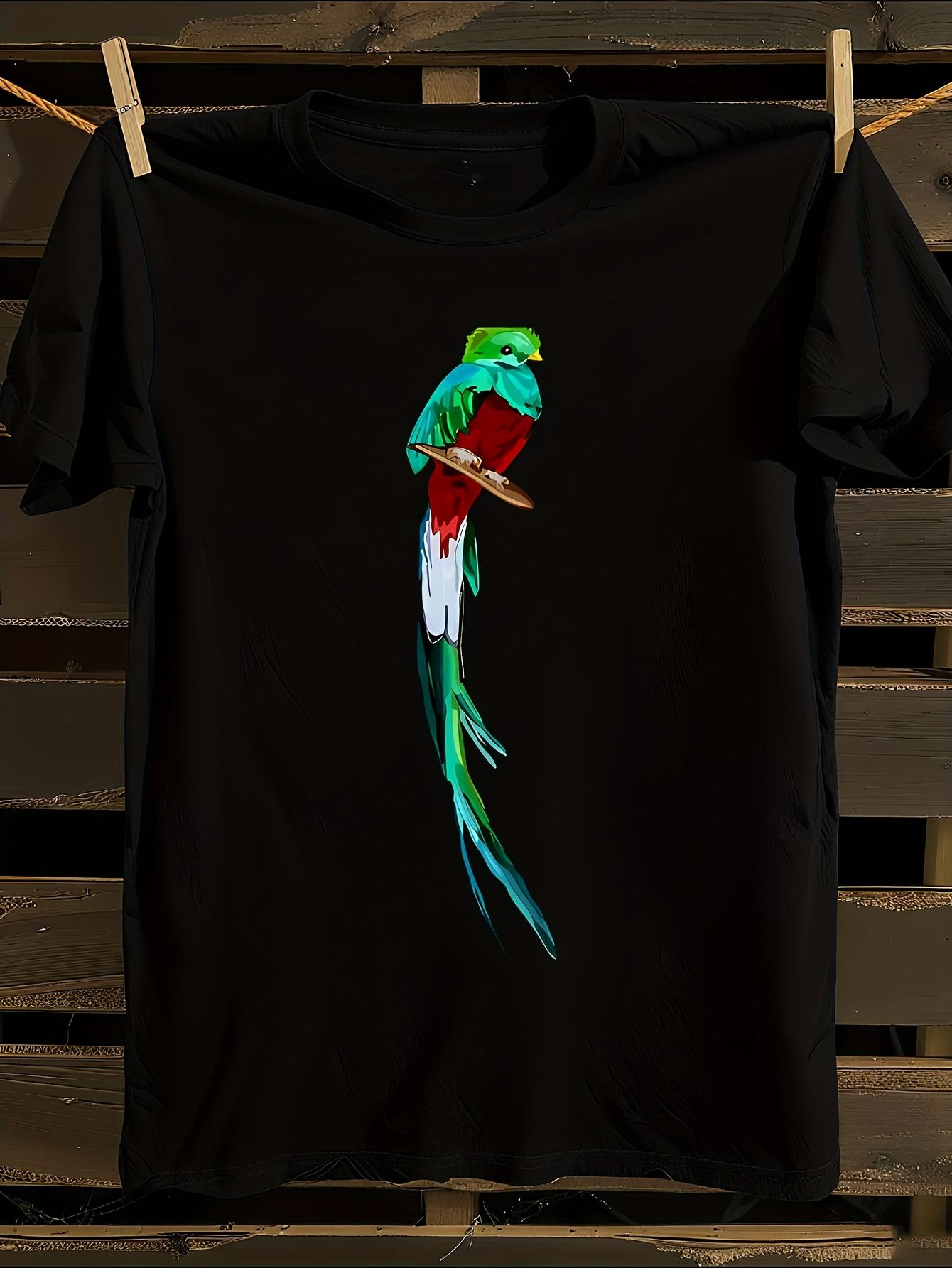 Quetzal Bird Print Tshirt XL