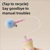 USB Rechargeable Electric Cat Teaser Automatic Retractable Rope Interactive Cat Wand Refillable Launcher Cat Teasing Stick