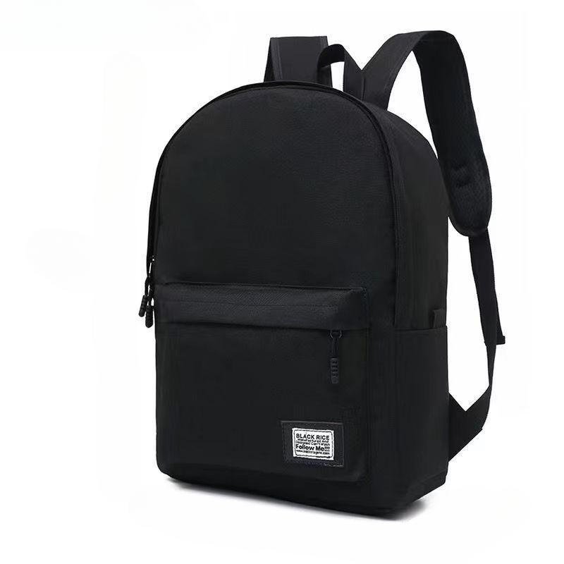 Simple Double-Shoulder Laptop Bag for Men Large-Capacity Leisure Business Notebook Backpack