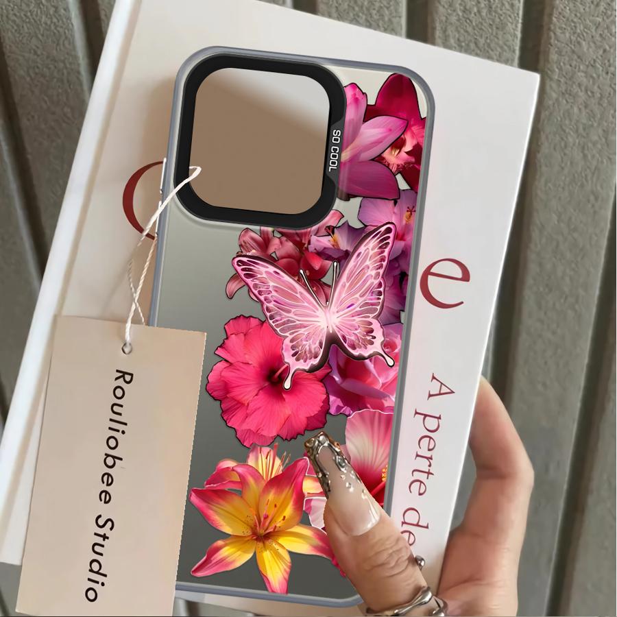 Back Phone Cover Case for Xiaomi Redmi 9T 10C A1 A2 Plus 14C K60 9C 12C 13C Note 9 10 A5 Cartoon Flower Art