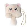 Adorable Cat Cartoon Plush Crossbody Bag: Fluffy, Large Capacity, Single Shoulder Chain