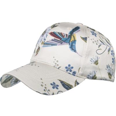 Floral Grass and Flowers CA668 [White Fang] Cap, Pattern, Pattern, Hat, Sports, Running, Outdoor, Women, Men, (Beige)